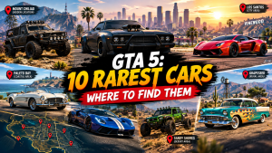GTA 5 10 RAREST CARS