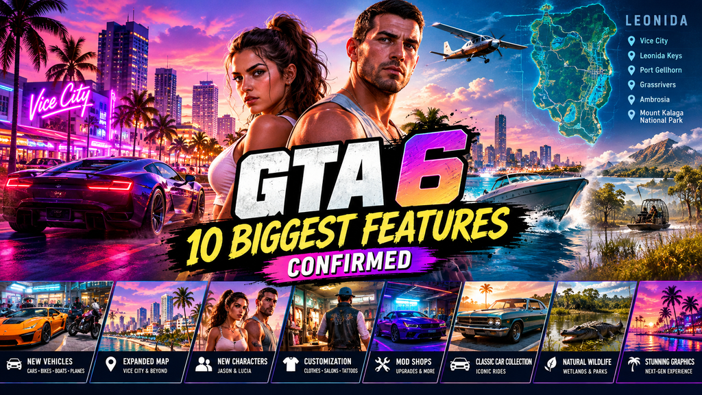 GTA 6: 10 Biggest Features Confirmed